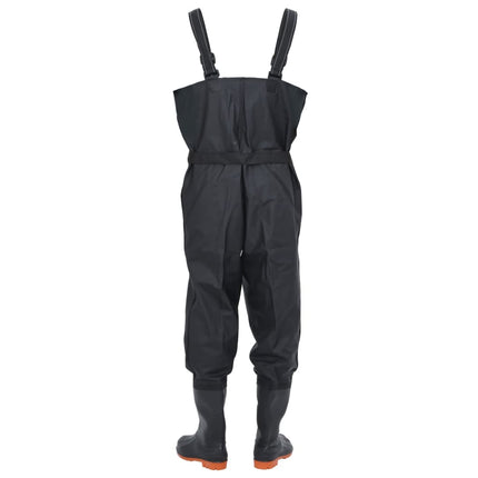 Wader con Stivali e Cintura Nero Taglia 41