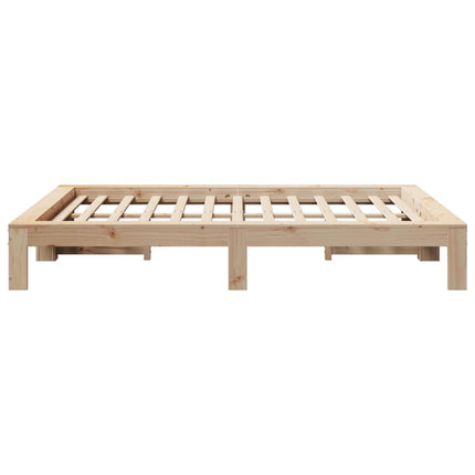 Letto senza Materasso 150x200 cm in Legno Massello di Pino