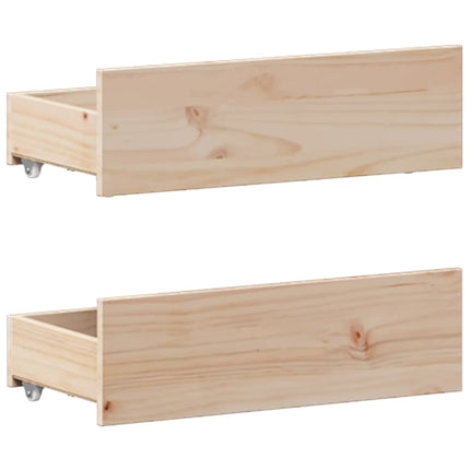 Giroletto senza Materasso con Testata 120x200 cm Massello Pino