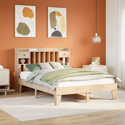 Letto senza Materasso 160x200 cm in Legno Massello di Pino