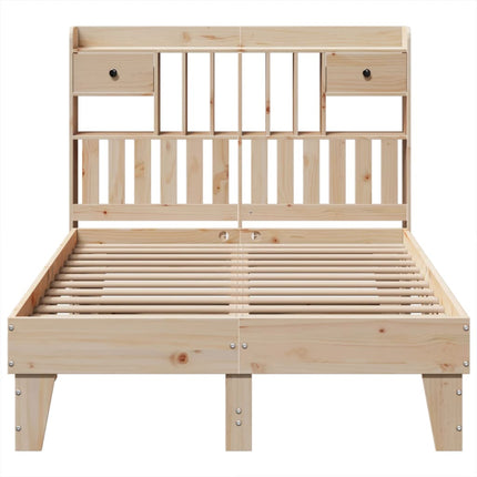 Letto senza Materasso 120x200 cm in Legno Massello di Pino