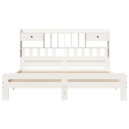 Giroletto con Libreria senza Materasso 180x200 cm in Legno Pino