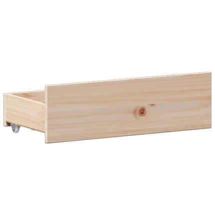 Letto Libreria senza Materasso 200x200 cm in Legno di Pino