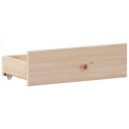 Letto Libreria senza Materasso 180x200 cm in Legno di Pino