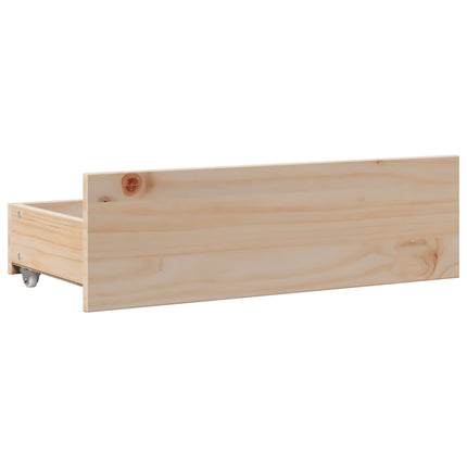 Letto Libreria senza Materasso 150x200 cm in Legno di Pino