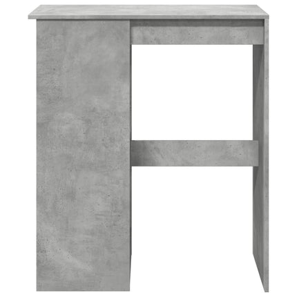 Tavolo Bar con Rastrelliera Grigio 90x47,5x103,5 cm Multistrato