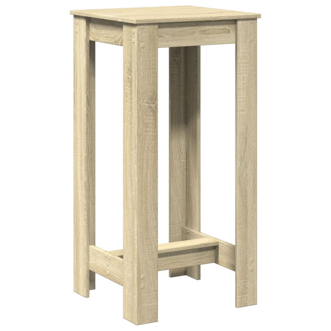Tavolo da Bar Rovere Sonoma 51x50x103,5 cm in Legno Multistrato