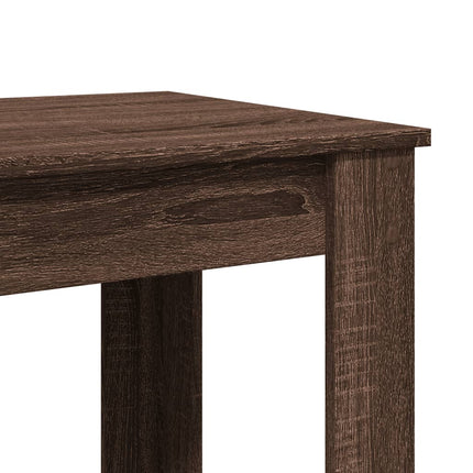 Tavolo da Bar Rovere Marrone 51x50x103,5 cm in Truciolato