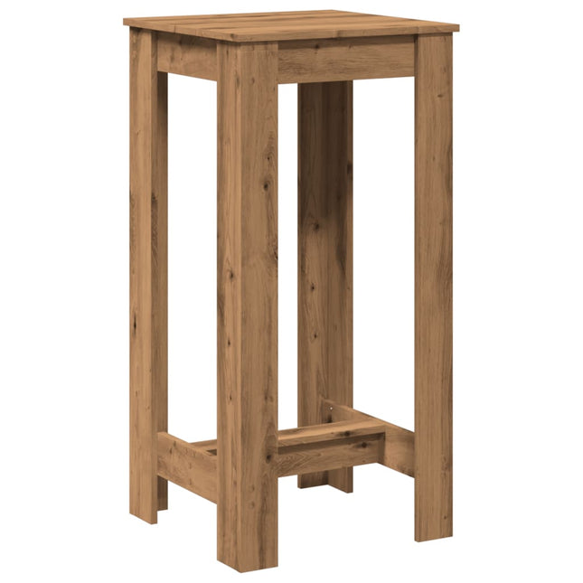 Tavolo Bar Rovere Artigianale 51x50x103,5 cm Legno Multistrato