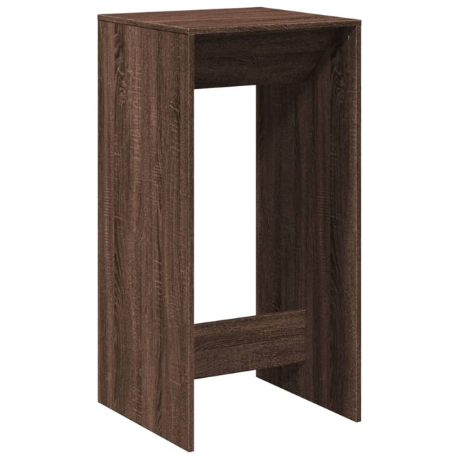 Tavolo da Bar Rovere Marrone 51x50x103,5 cm in Truciolato