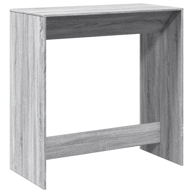 Tavolo da Bar Grigio Sonoma 102x50x103,5cm in Legno Multistrato