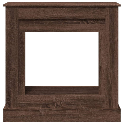 Cornice per Camino Rovere Marrone 90x30x90 cm in Truciolato