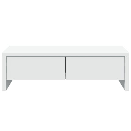 Supporto Monitor con Cassetti Bianco 50x27x15 cm in Truciolato