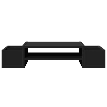 Supporto Monitor con Contenitore Nero 70x27x15 cm Truciolato