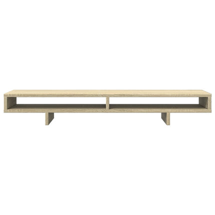 Supporto Monitor Rovere Sonoma 100x27x15 cm Legno Multistrato
