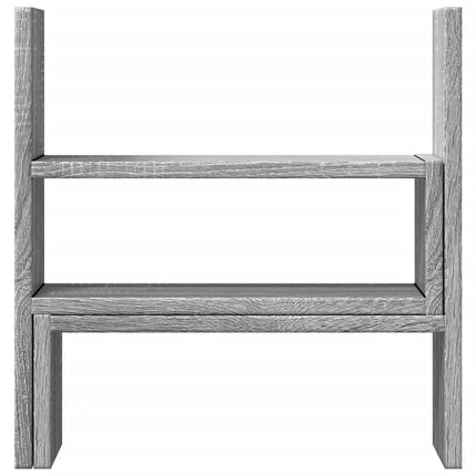 Organizer Scrivania Grigio Sonoma 40x17x41 cm in Truciolato