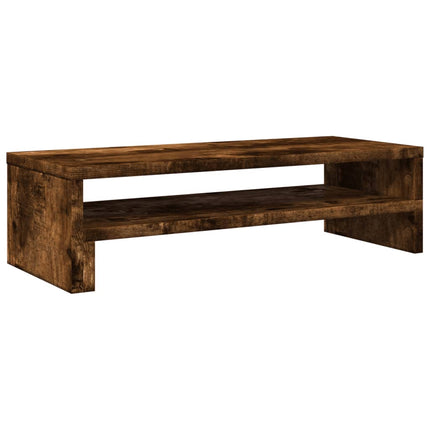 Supporto per Monitor Rovere Fumo 54x22x15 cm in Truciolato