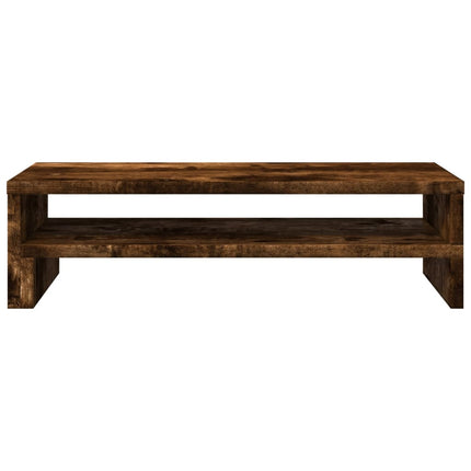 Supporto per Monitor Rovere Fumo 54x22x15 cm in Truciolato