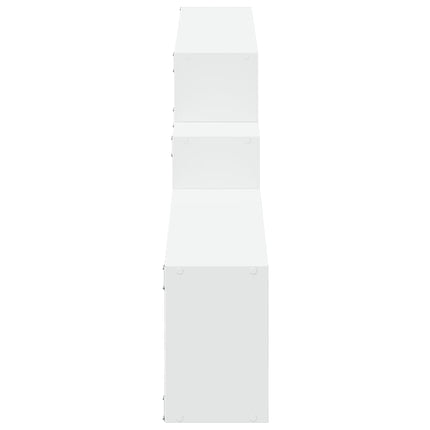 Mobile a Parete 158x18x53 cm Bianco in Legno Multistrato