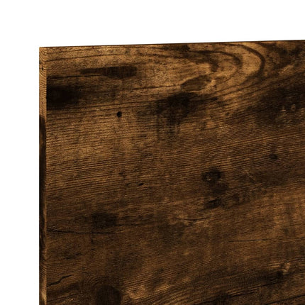 Mobile a Parete 70x16,5x30 cm Rovere Fumo in Legno Multistrato