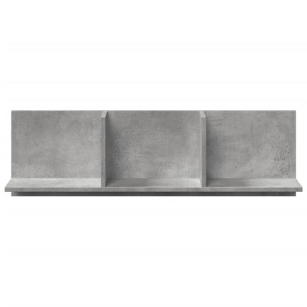 Mobile a Parete 100x16,5x30 cm Grigio Cemento in Truciolato