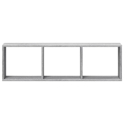 Mobile a Parete 100x16x30 cm Grigio Sonoma in Legno Multistrato