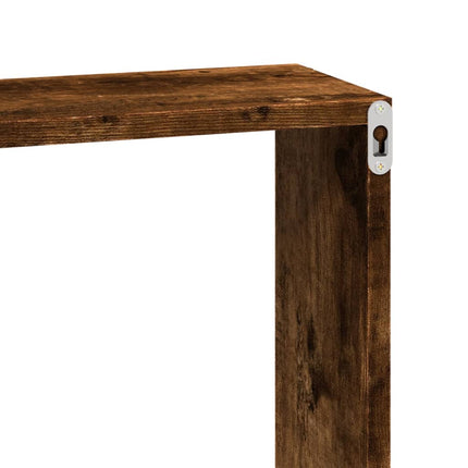Mobile a Parete 60x16x30 cm Rovere Fumo in Legno Multistrato