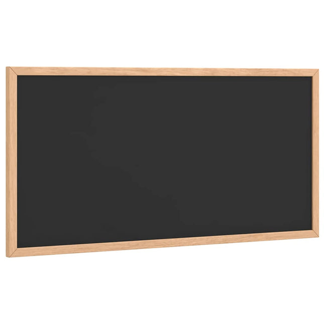 Lavagna con Cornice in Legno Massello di Pino Nero 60x30 cm