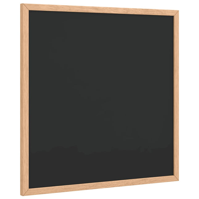 Lavagna con Cornice in Legno Massello di Pino Nero 40x40 cm