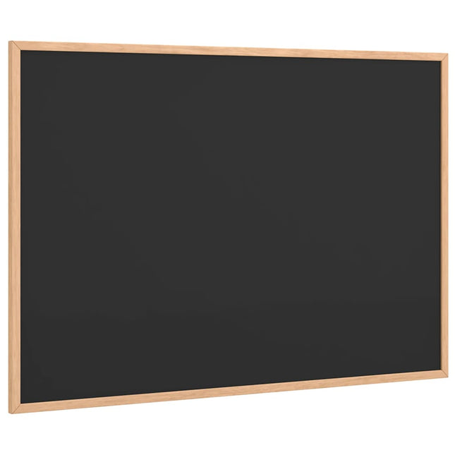 Lavagna con Cornice in Legno Massello di Pino Nero 80x55 cm