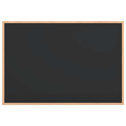 Lavagna con Cornice in Legno Massello di Pino Nero 80x55 cm