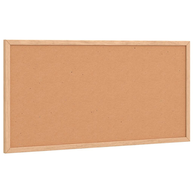Tavola in Sughero con Cornice Legno Massello di Pino 60x30 cm