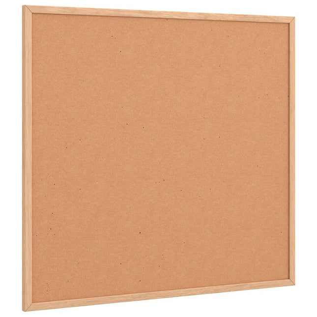 Tavola in Sughero con Cornice Legno Massello di Pino 60x55 cm