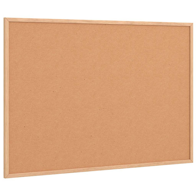 Tavola in Sughero con Cornice Legno Massello di Pino 80x55 cm