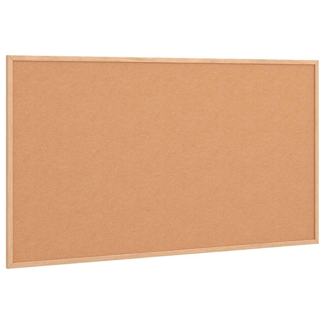 Tavola in Sughero con Cornice Legno Massello di Pino 100x55 cm