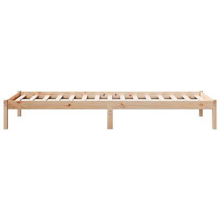Letto Extra Lungo senza Materasso 90x220 cm in Legno di Pino