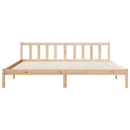Letto Extra Lungo senza Materasso 180x210 cm in Legno di Pino