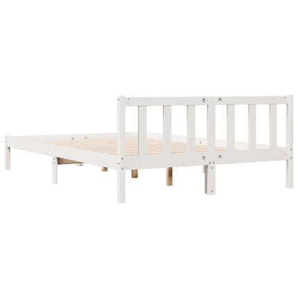 Letto Extra Lungo senza Materasso 160x220 cm in Legno di Pino