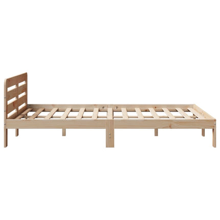Letto senza Materasso 160x200 cm in Legno Massello di Pino