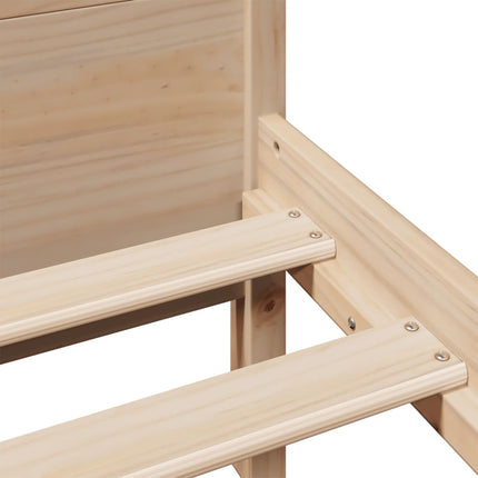 Letto senza Materasso 150x200 cm in Legno Massello di Pino