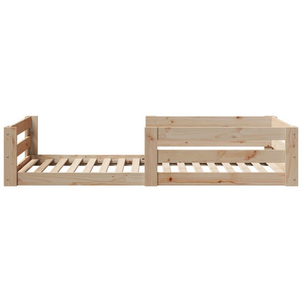 Letto senza Materasso 75x190 cm in Legno Massello Pino