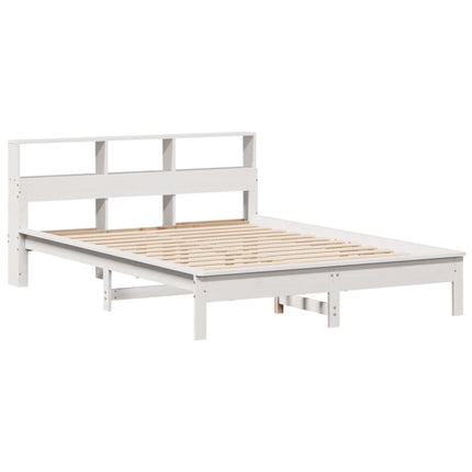 Letto Libreria senza Materasso Bianco 120x200 cm Legno di Pino