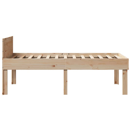 Giroletto senza Materasso 80x200 cm in Legno Massello Pino