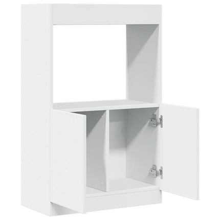 Credenza Bianca 63x33x100 cm in Truciolato