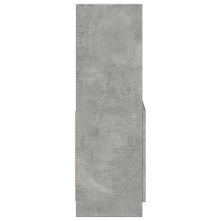 Credenza Grigio Cemento 63x33x100 cm in Truciolato