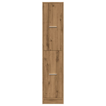 Armadietto da Farmacia Rovere 30x41x144,5 cm in Truciolato