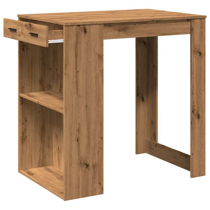 Tavolo Bar Rovere Artigianale 102x70x103,5 cm in Truciolato