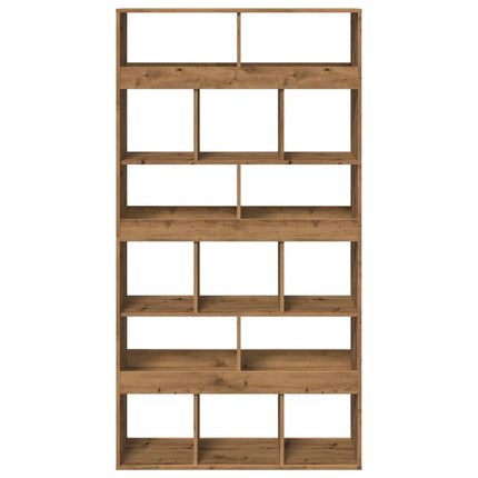 Libreria Rovere Artigianale 100x33x187,5cm in Legno Multistrato