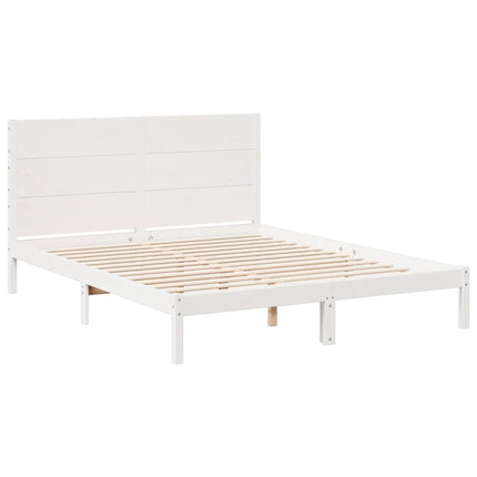 Giroletto Extra Lungo senza Materasso Bianco 160x210cm Massello