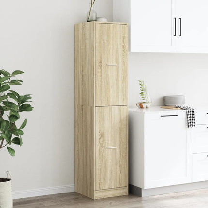 Armadietto da Farmacia Rovere Sonoma 40x41x174,5 cm Truciolato